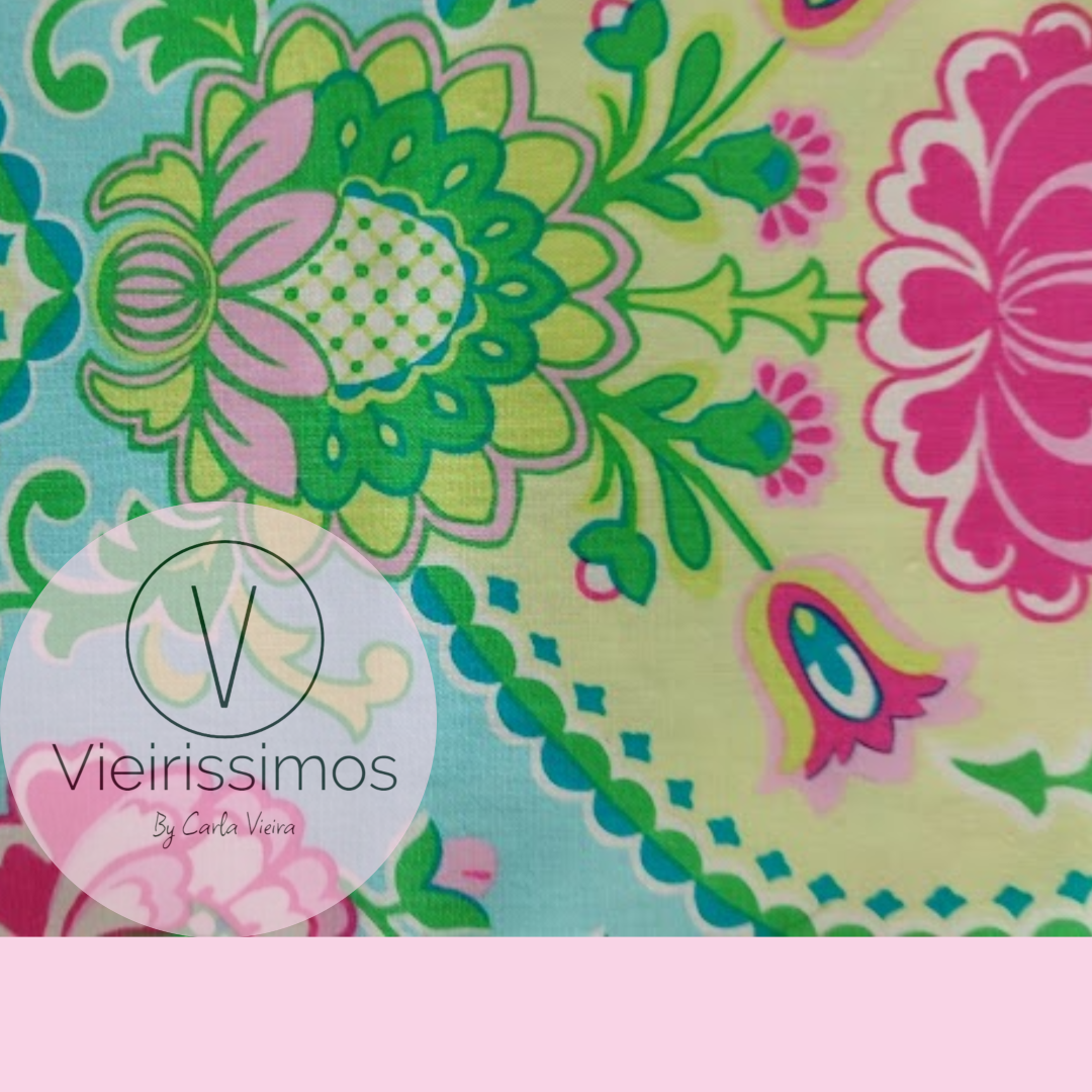 Conjunto Porta- Moedas e Porta-Chaves Azul Turquesa