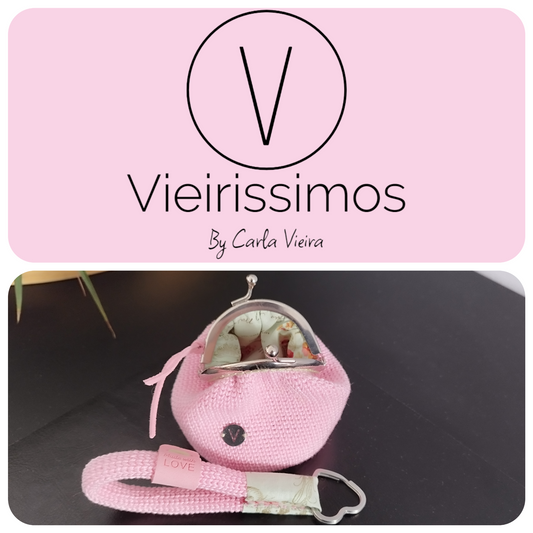Duo 'Rose Garden' - Porta‑chaves & Porta Moedas