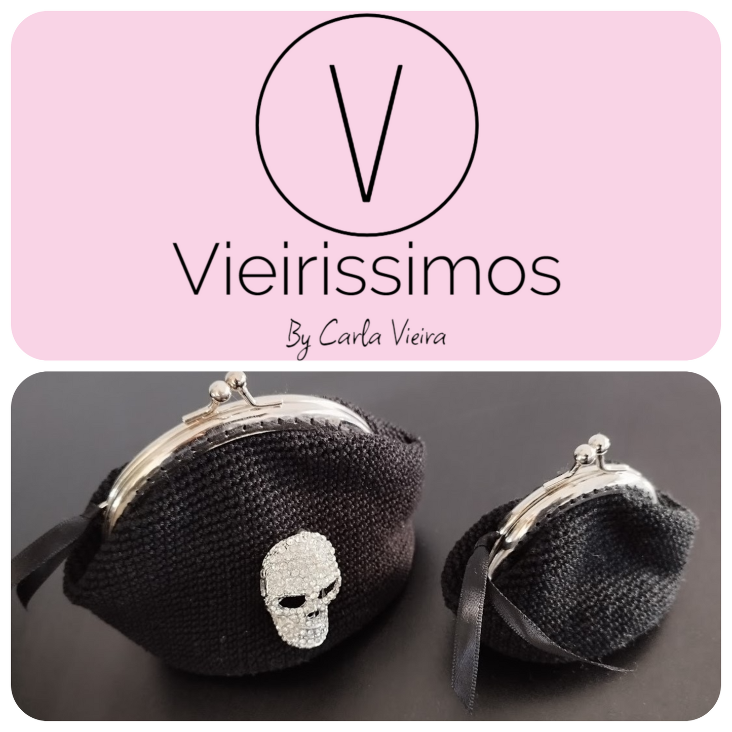Duo 'Hello darkness my old friend' -  Porta Moedas Medio & Prqueno
