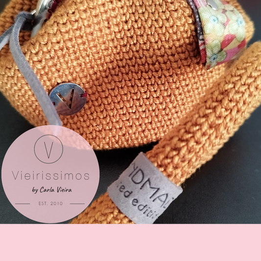 Duo 'Flowervase Gray' — Porta‑chaves & Porta Moedas