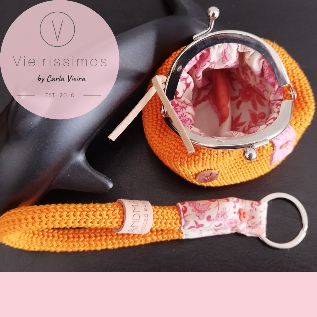 Duo 'Vase Collection - Pink' — Porta‑chaves & Porta Moedas