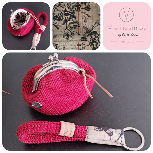 Duo 'Beloved Red' — Porta‑chaves & Porta Moedas