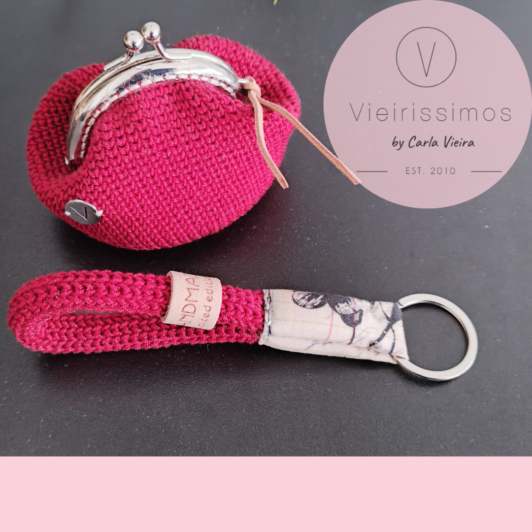 Duo 'Beloved Red' — Porta‑chaves & Porta Moedas
