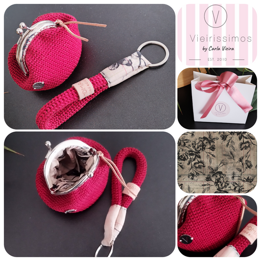 Duo 'Beloved Red' — Porta‑chaves & Porta Moedas