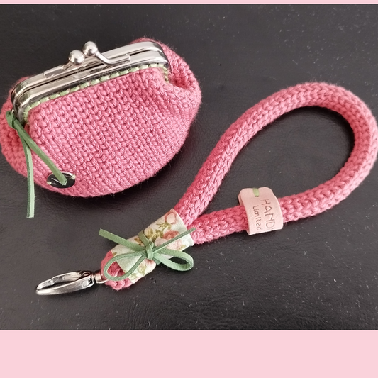 Duo 'MiraBelle' - Dark Old Rose  - Porta-Chaves & Porta Moedas