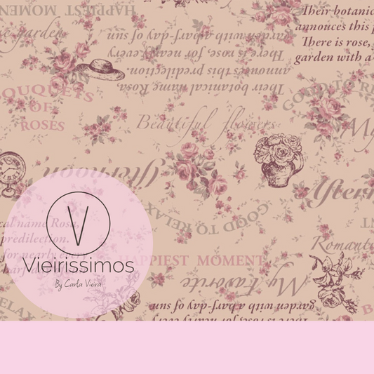 Coleção 'Romantic Letter Pink'